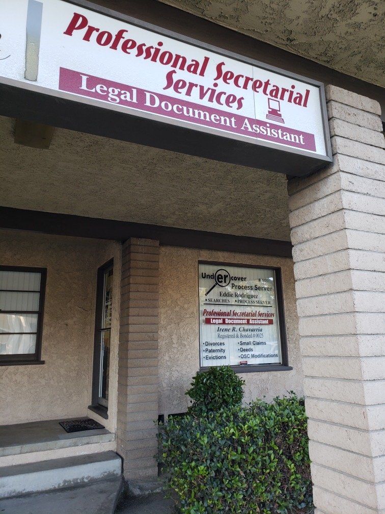 Professional Secretarial Services signs