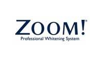 The Zoom! Professional Whitening System logo in dark blue text on a white background.