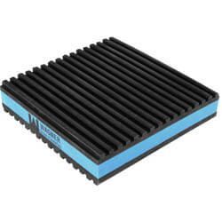 It looks like a rubber mat with a blue border.