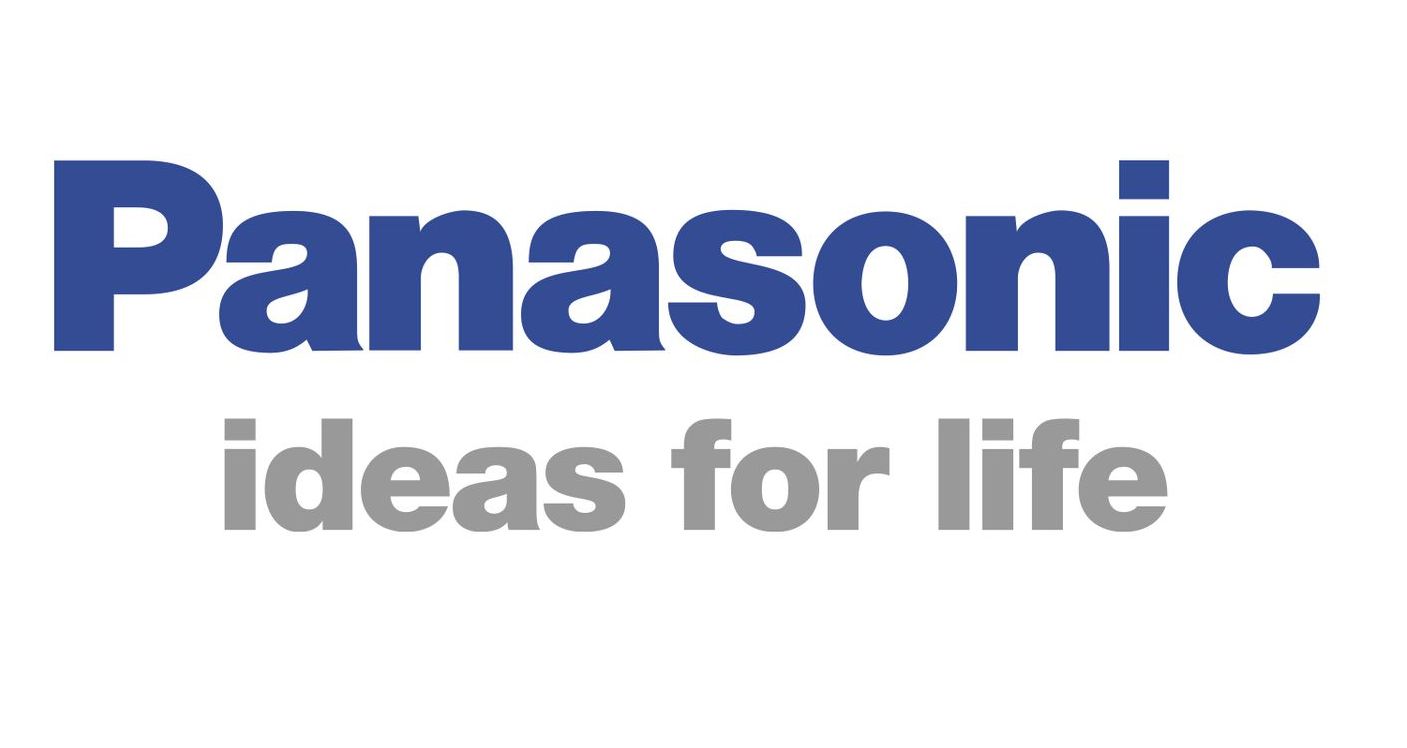 The logo for panasonic ideas for life is on a white background.