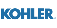 Kohler logo in blue.