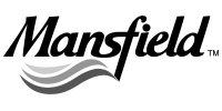 Mansfield logo with a flowing wave design beneath the word.