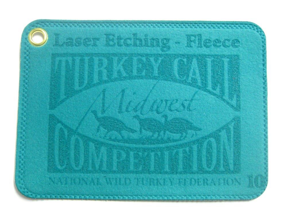 Laser-Etched Fleece