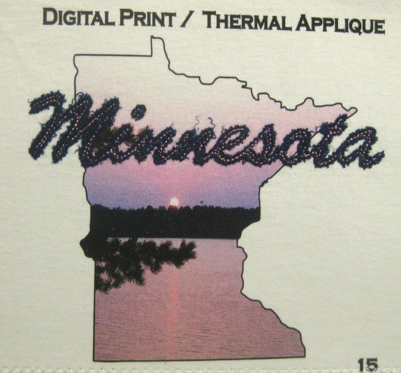 Digital Print & Distressed Applique