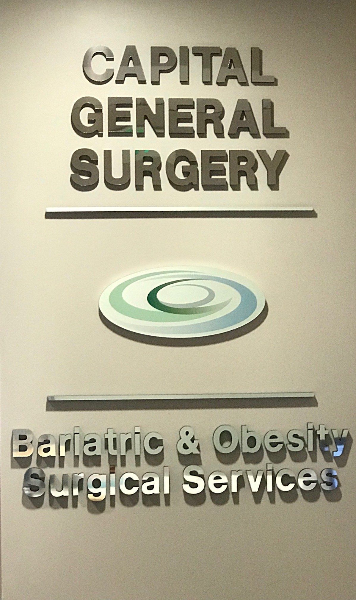Aluminum dimensional sign
