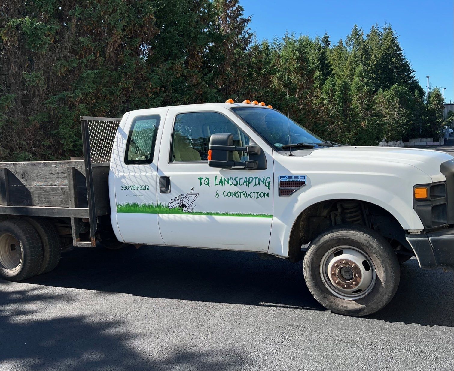Truck side graphic