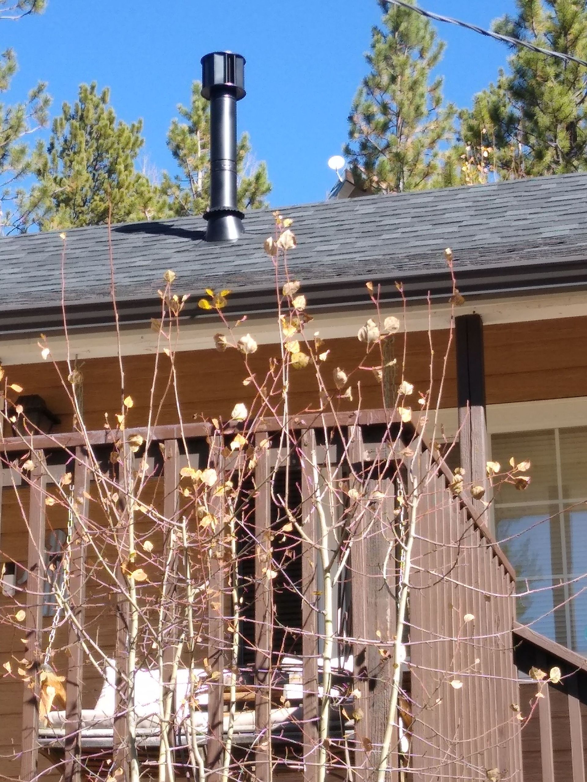 Beautiful seamless gutter installed