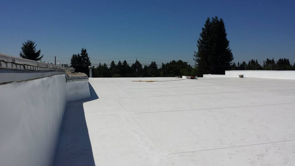 Roofing installed