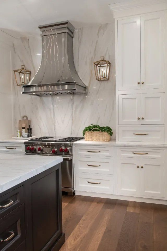 White cabinets