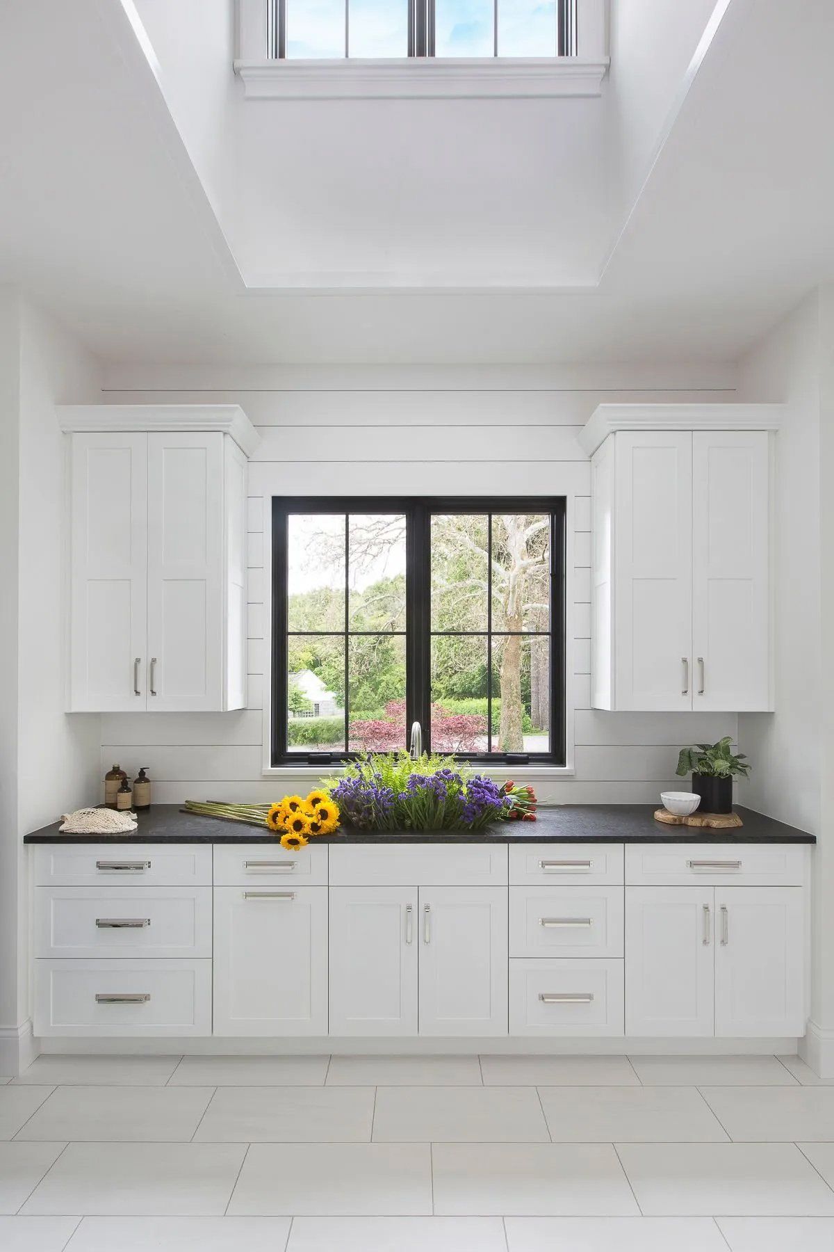 White cabinetry