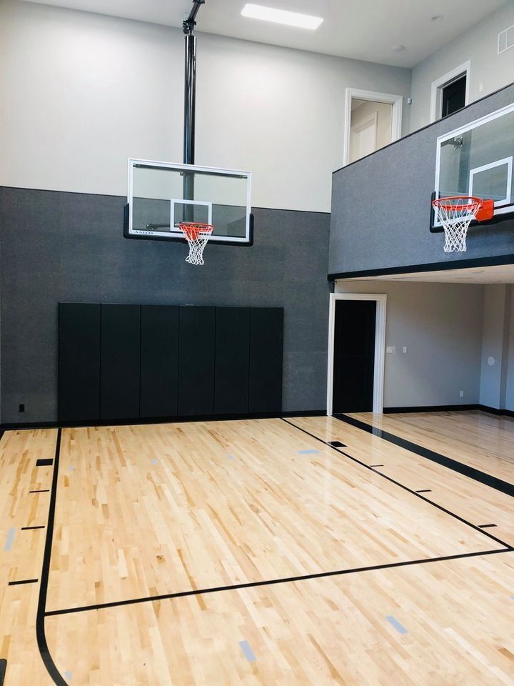Custom basketball gym