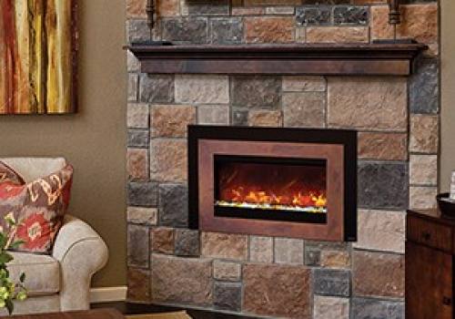Electric fireplace insert