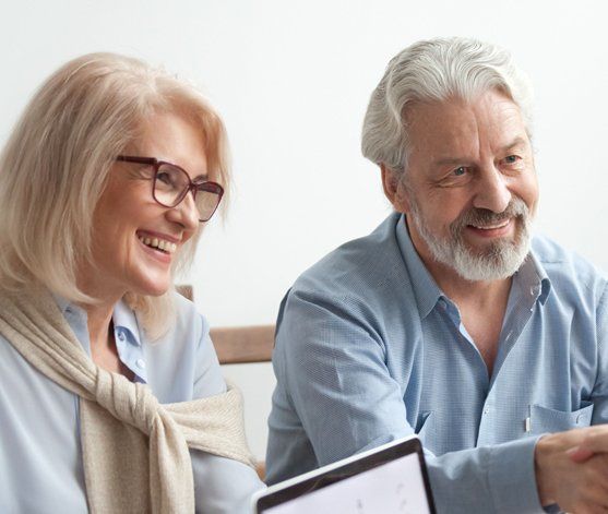 Couple in a consultation