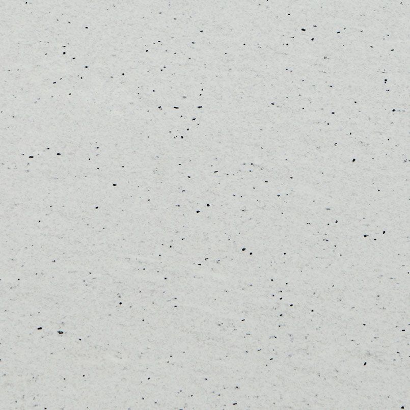 Light gray concrete surface with small dark specks.