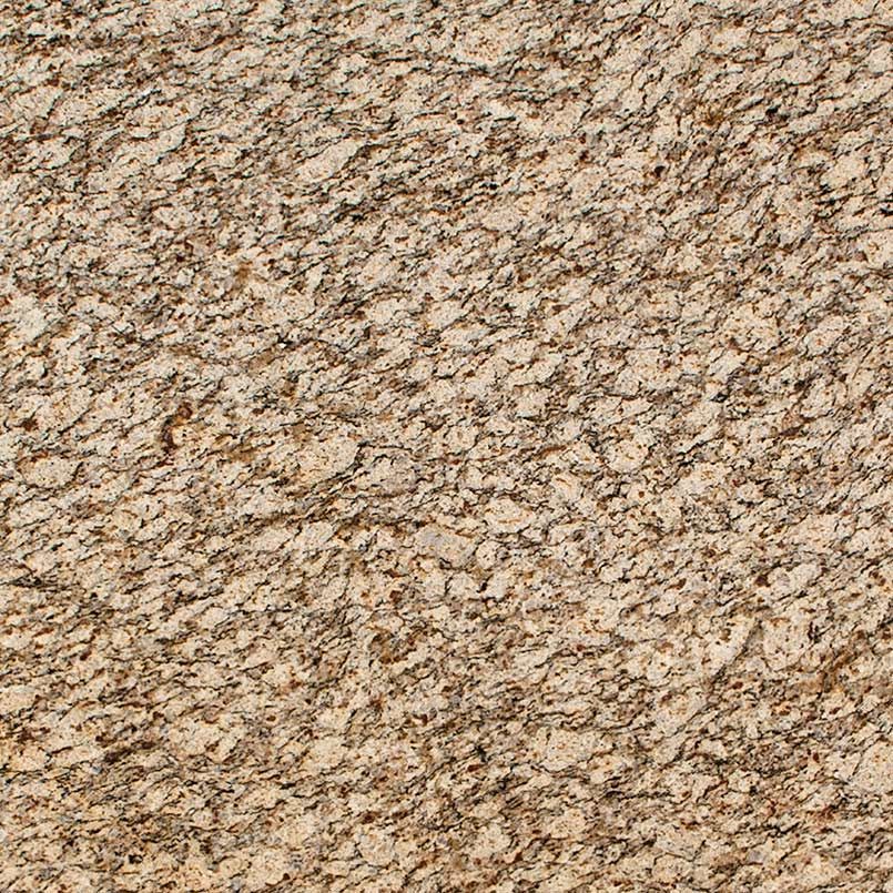 Tan and brown granite countertop with speckled texture.