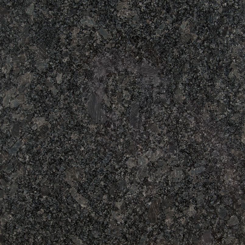 Dark granite countertop with black and gray speckles.