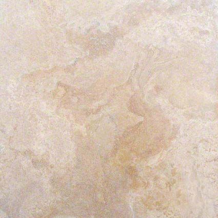 Cream-colored stone tile with swirling patterns and subtle color variations.