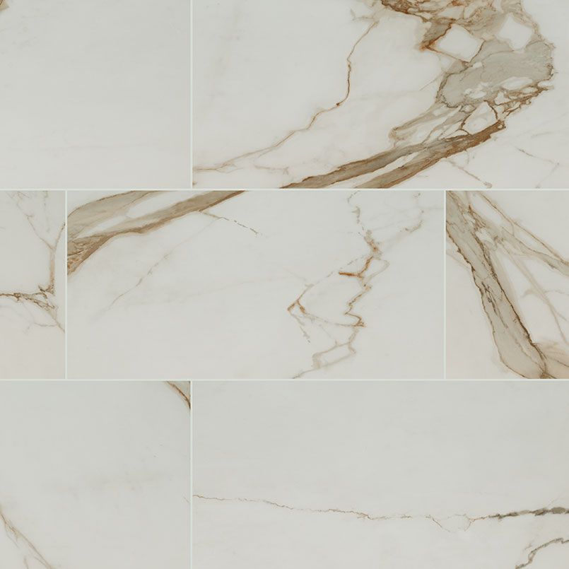 White and beige marble tile.
