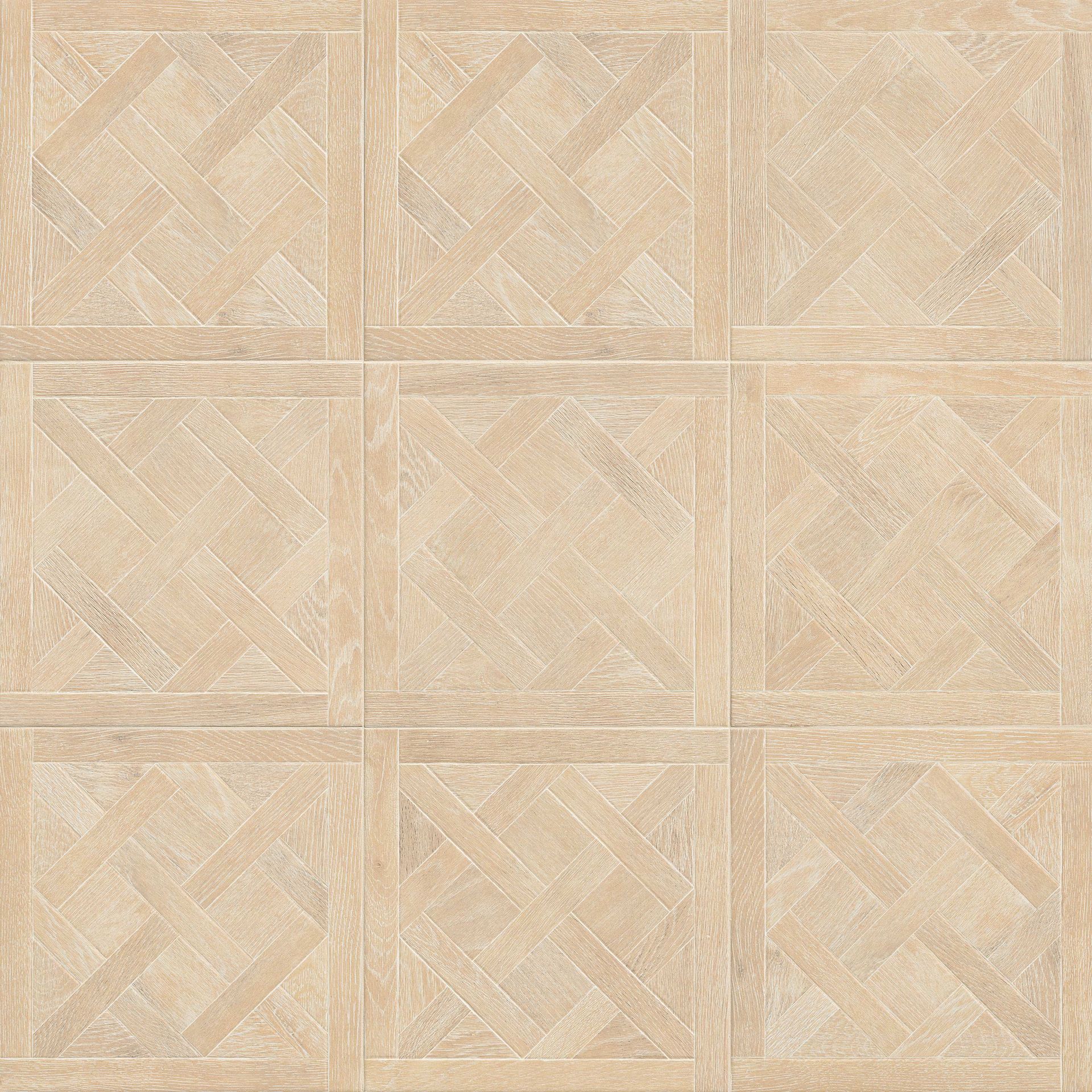 Nine beige square tiles with a diagonal wood grain pattern.