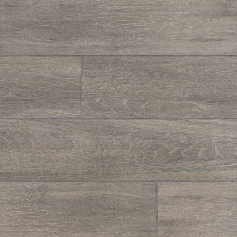Gray wood flooring planks.