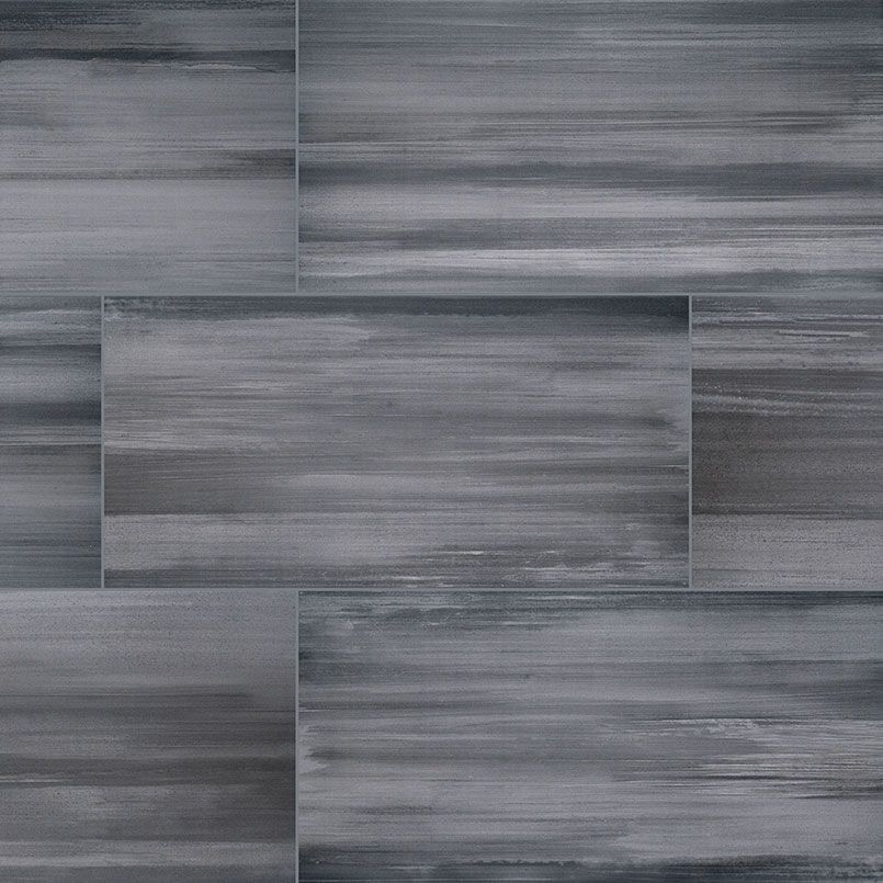 Gray rectangular tiles arranged in a wood-like pattern.