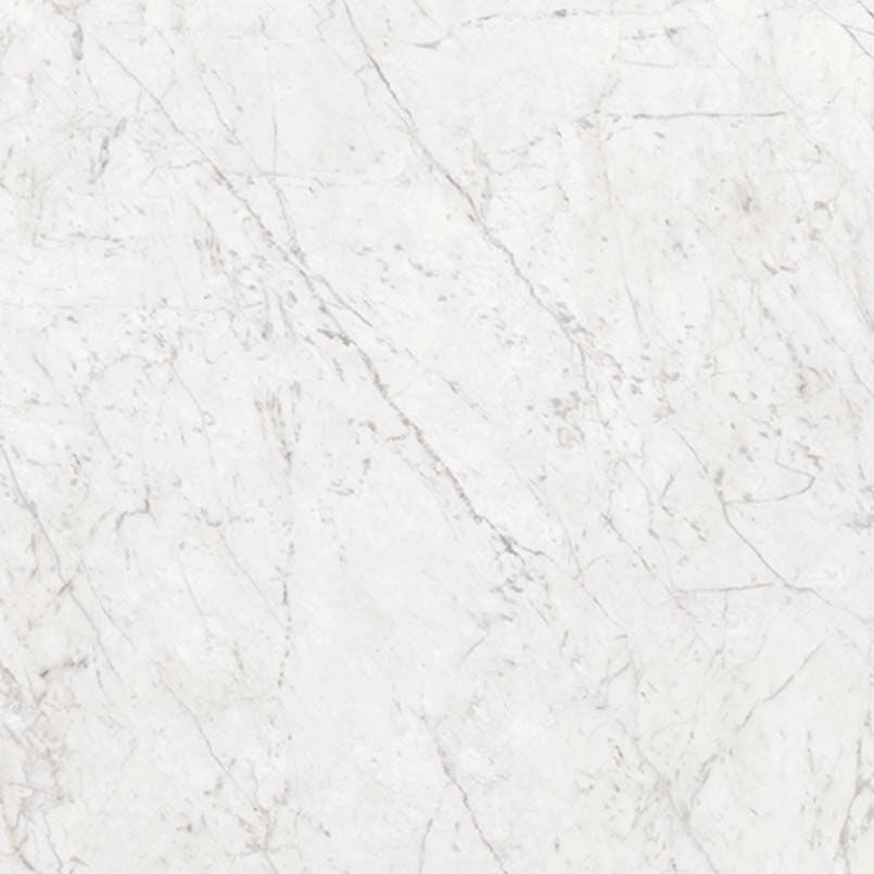 White marble texture with subtle gray veining.