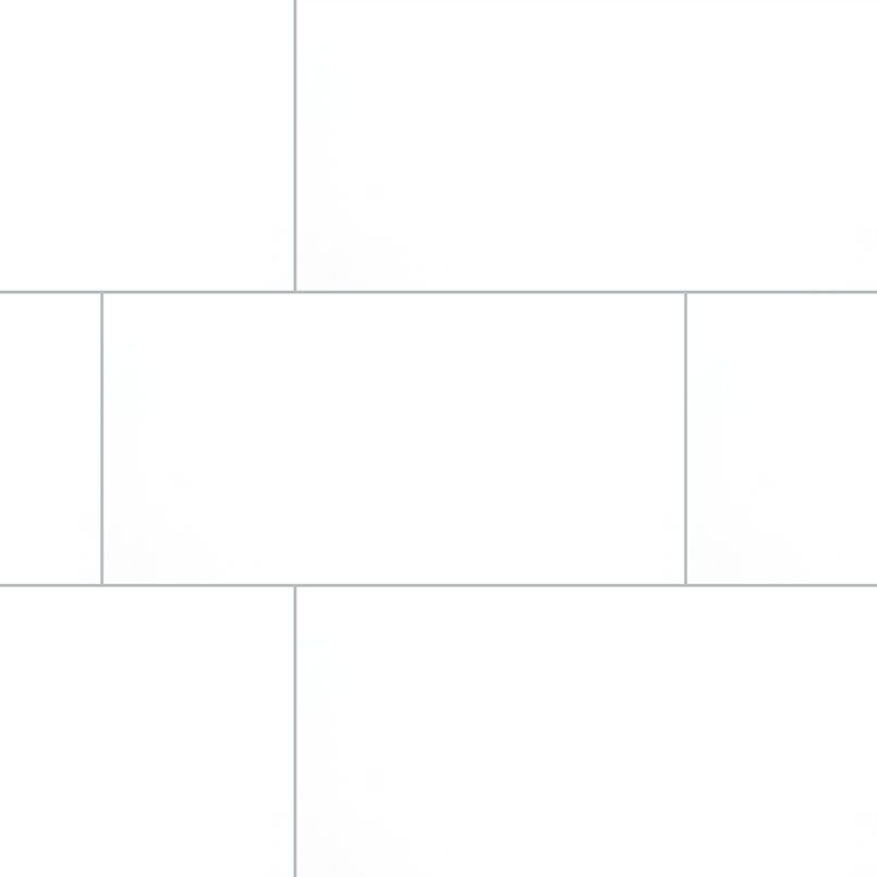 White rectangular tile pattern with gray grout lines.