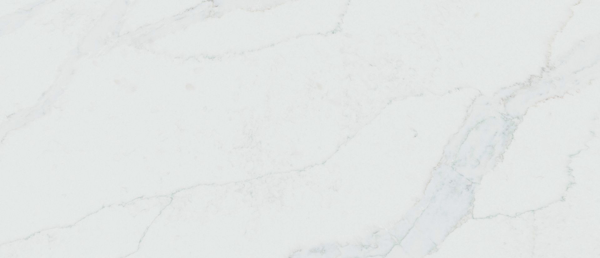 White marble with grey veining.