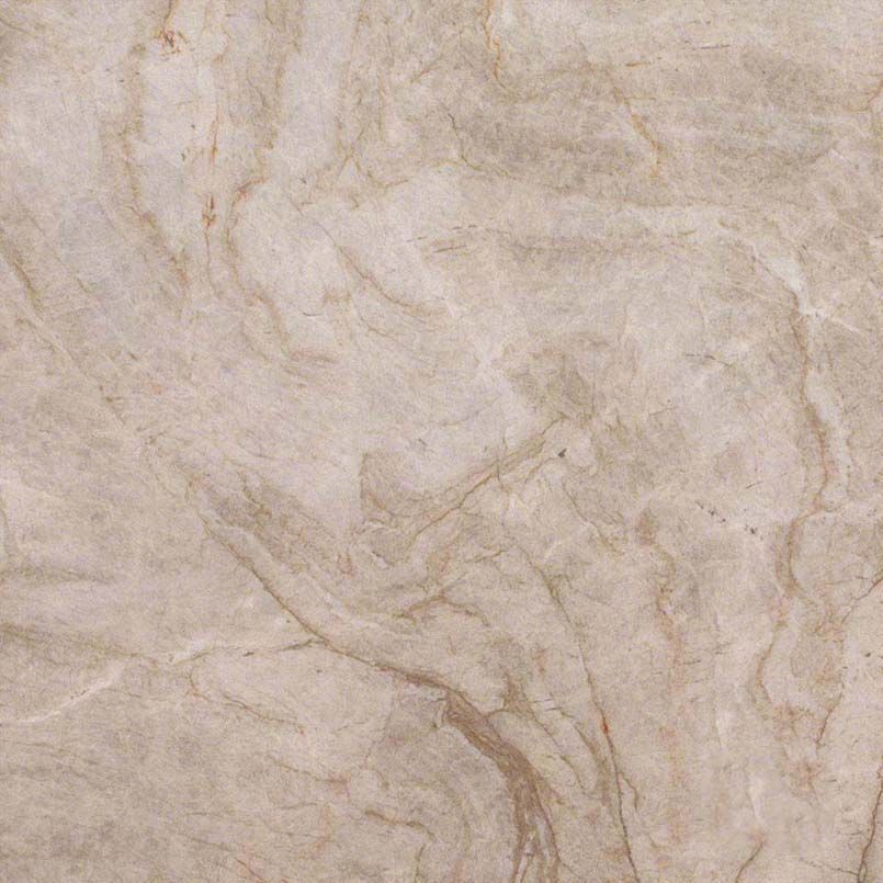 Beige and tan marble pattern with swirling veins and subtle variations.