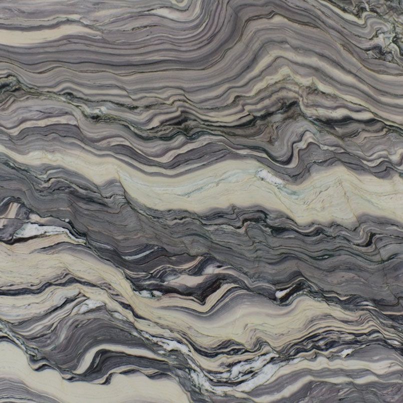 Swirled marble pattern in shades of gray, cream, and black.
