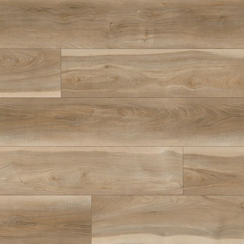 Wooden floorboards, light brown with wood grain pattern.