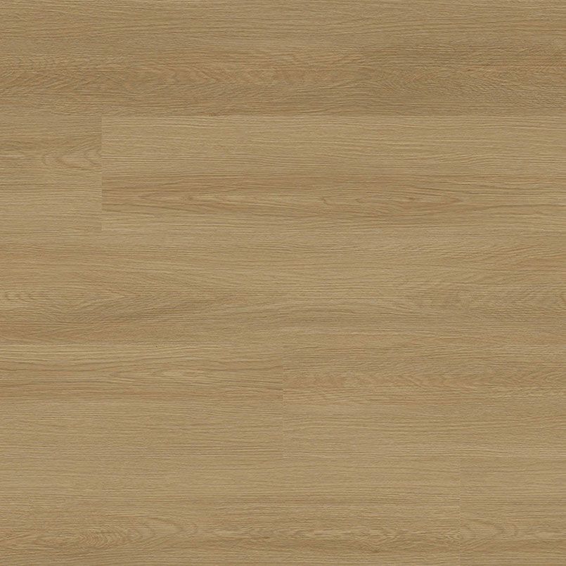 Light brown wood flooring with horizontal planks.