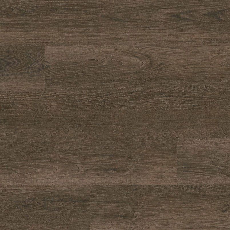 Dark brown wood-grain flooring. Horizontal planks with wood texture and slight color variation.