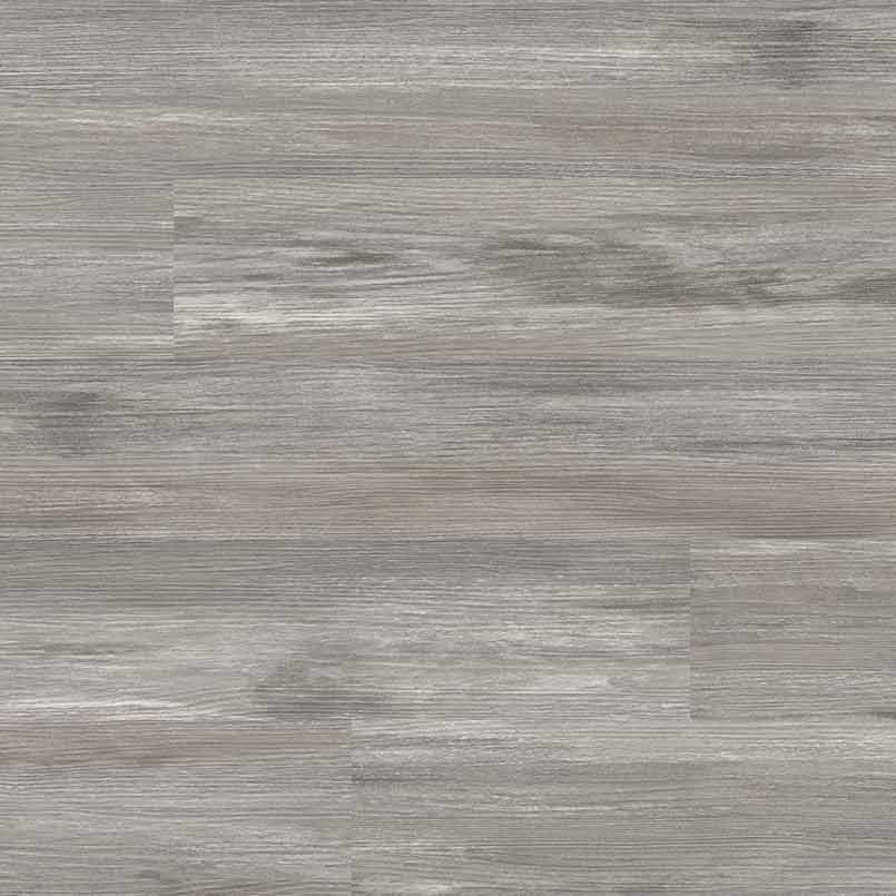 Gray wood grain flooring.