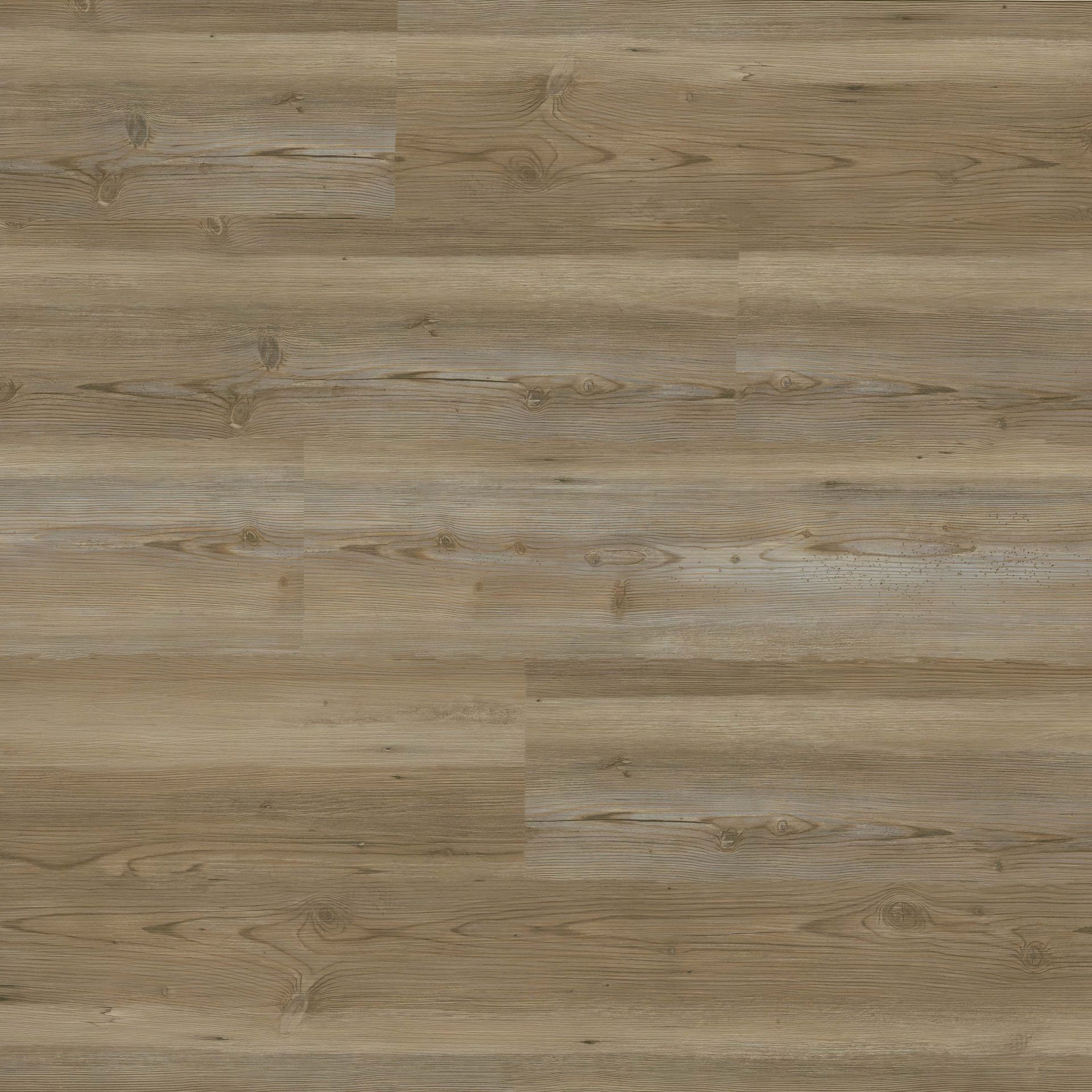 Wooden plank flooring in shades of brown and tan, showing natural grain patterns.