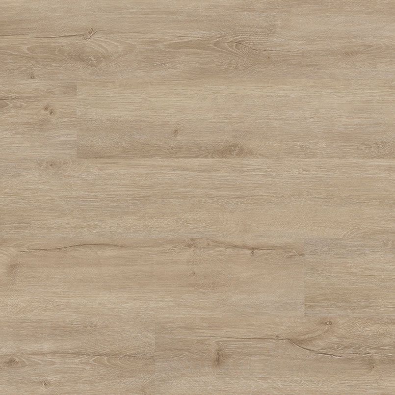 Light-colored, textured wood floor with visible grain and knots.