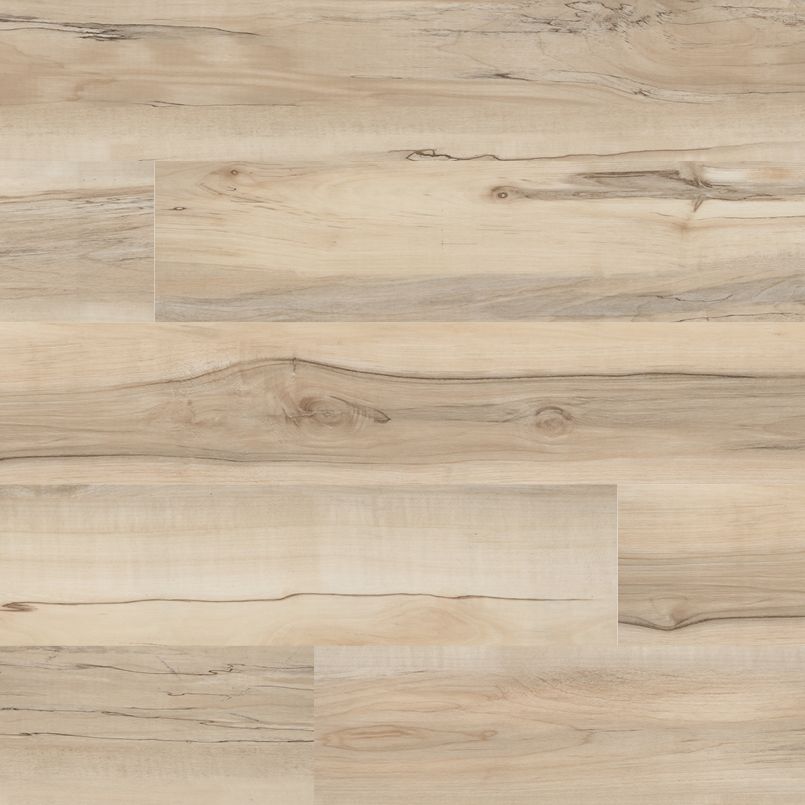 Light wood-look flooring with varying tones and visible wood grain, suitable for a home interior.
