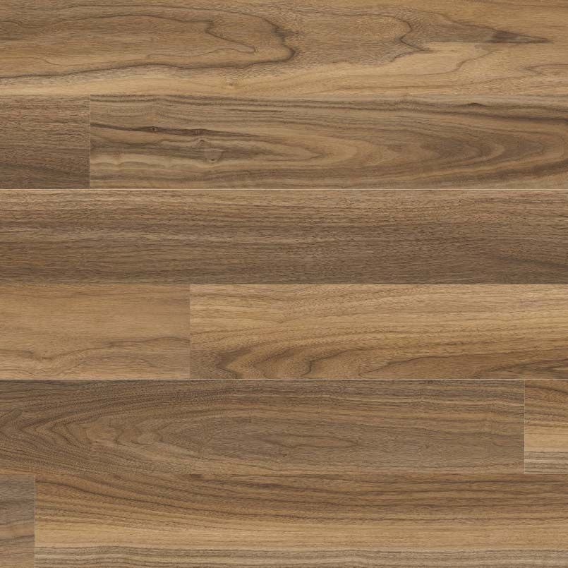 Wooden floorboards in shades of brown, with visible wood grain patterns.
