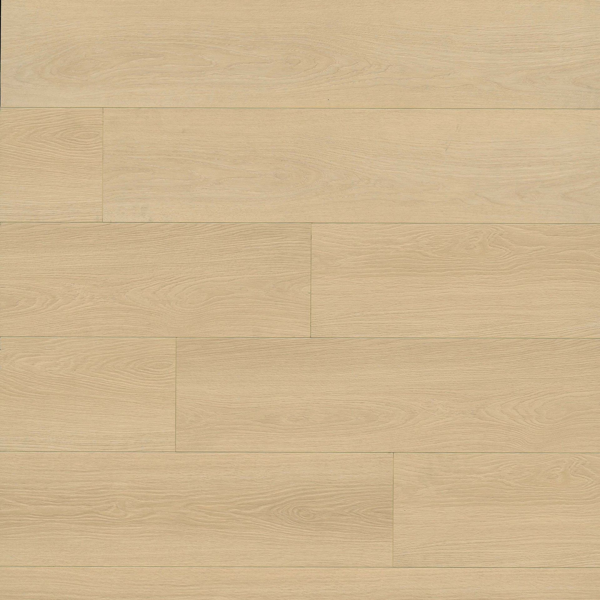 Light beige wood flooring planks.