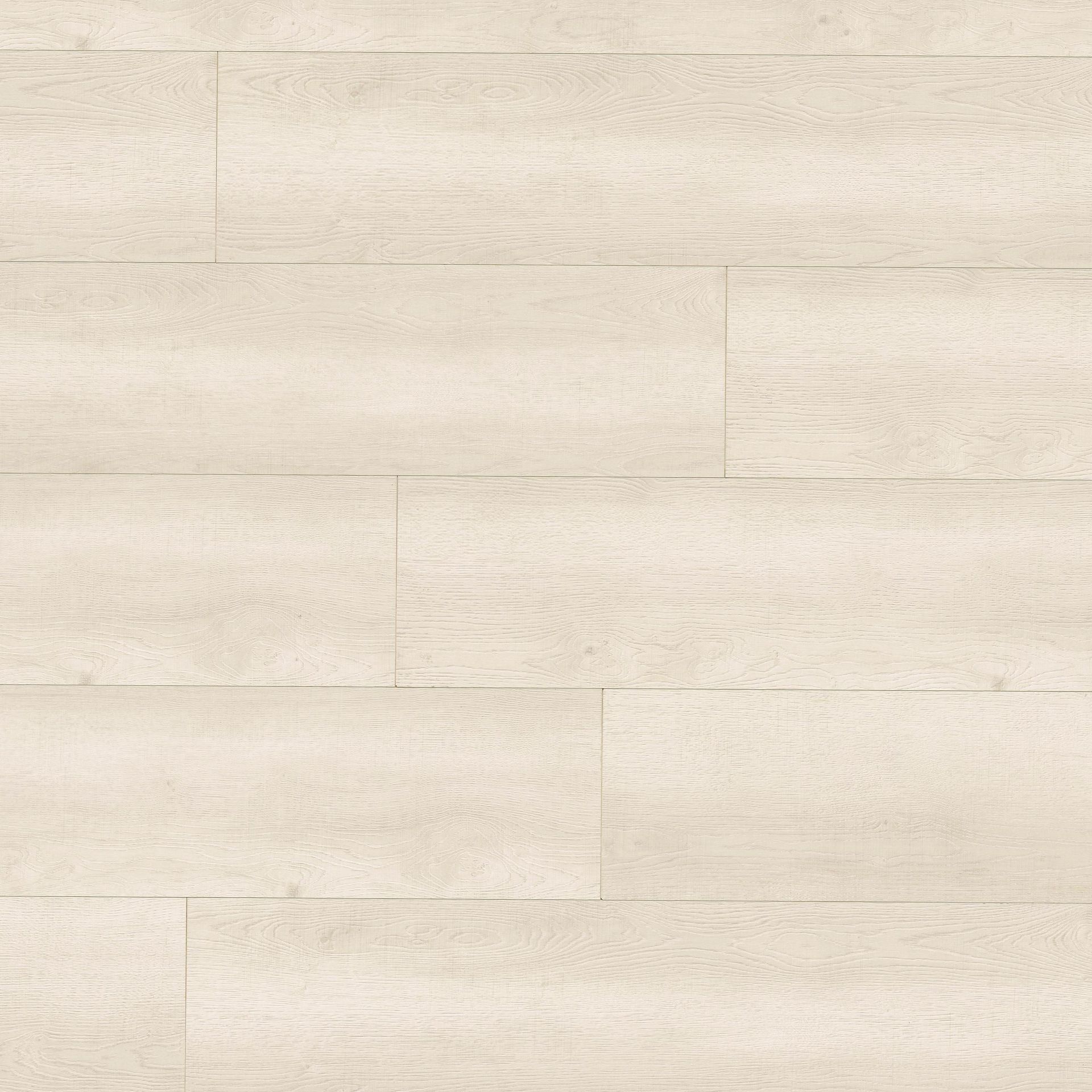 Light beige wood flooring with horizontal planks.