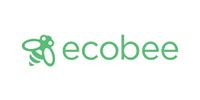 Ecobee logo in green with a stylized bee icon