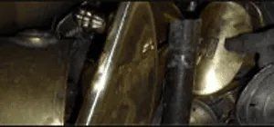 Close-up of golden cymbals and metal parts.