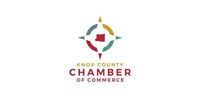 Youngsville Chamber of Commerce logo with multicolored compass icon and maroon text on white background