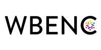 WBENC logo in black text with a multicolored circular mark inside the final letter C
