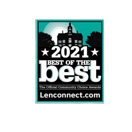 A logo for the lenconnect.com best of the best awards