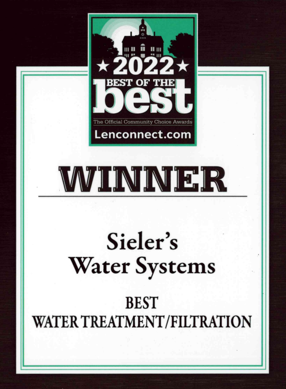 2022 Best Water Treatment Award