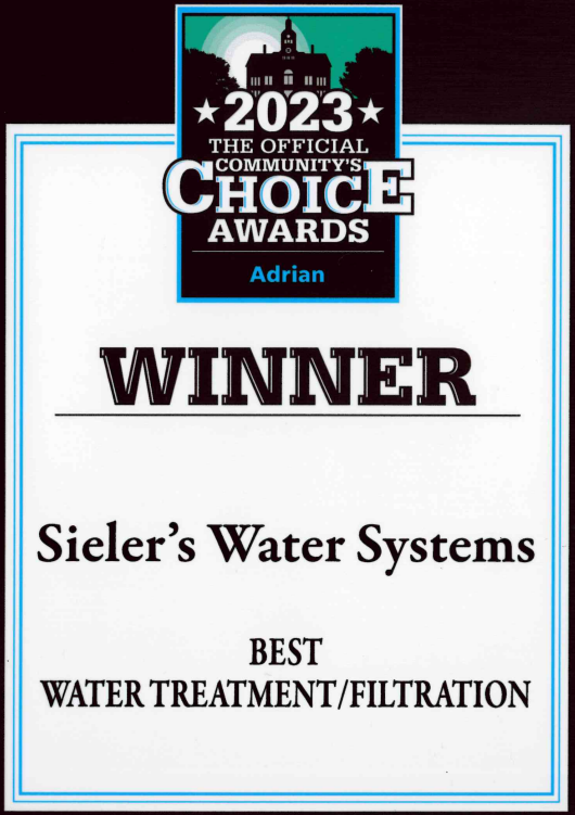2023 Best Water Treatment Award