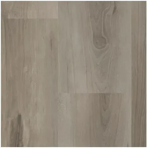 Light grey wood-look flooring with vertical planks and visible wood grain patterns.