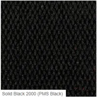 Close-up of black fabric with a textured, woven appearance.