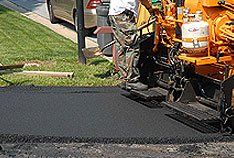 Garage paving